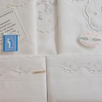 lenzuola puro lino corredo vintage 