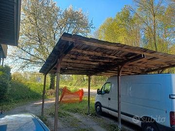 GARAGE CARPORT IN LEGNO