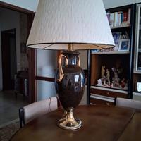 lampada con paralume 