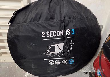 tenda campeggio 2 seconds 3 dark& fresh