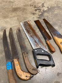 Seghetti da legno taglio grosso e fine