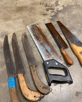 Seghetti da legno taglio grosso e fine