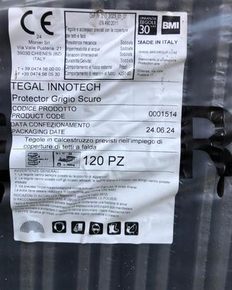 Tegole in calcestruzzo Protector Grigio Scuro