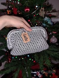 Clutch Bag Chunky argento