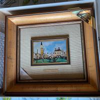 Quadro in oro 18 carati - Brindisi Venezia