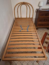 Reti a doghe con materasso e testata