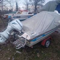 barca OPEN con motore 4 tempi