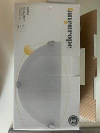 Plafoniere da parete/soffitto bianche – set 2 pezz