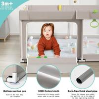 Box Bambini XXL Uanlauo 150x150 con Tappeto