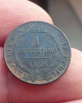 Moneta Stati Preunitari 1 Centesimo 1826 