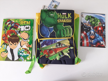 Lotto scuola Hulk Smash Marvel