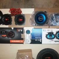 Casse stereo auto e subwoofer