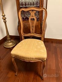 Sedie in noce massello