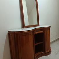 Mobile mezzaluna Vintage con specchio