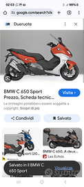 Scooter bmw C650 SPORT