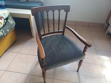 SEDIA ANNI 60 RIFODERATA