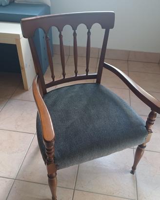 SEDIA ANNI 60 RIFODERATA