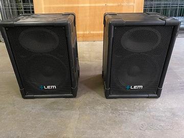 2 CASSE ATTIVE LEM LPS 10 ACTIVE SERIE ELLIPSE