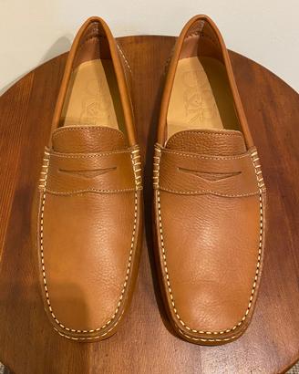 ORTIZ & REED mocassino cuoio nuovo 44