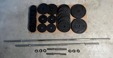 dischi e bilancieri palestra