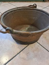 ANTICO PAIOLO IN RAME 