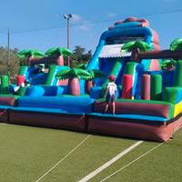 GIOCO GONFIABILE GIGANTE - SCIVOLO - PERCORSO