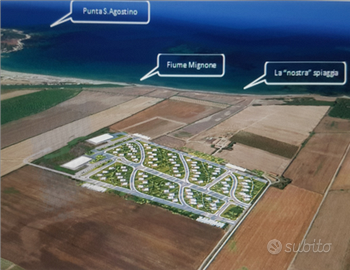 Terreno edificabile in riva al mare mq 800