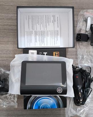 Dash CAM tripla telecamera + microSD 32 GB