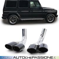Coppia terminali neri per Mercedes G Klasse W463 G