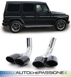 Coppia terminali neri per Mercedes G Klasse W463 G