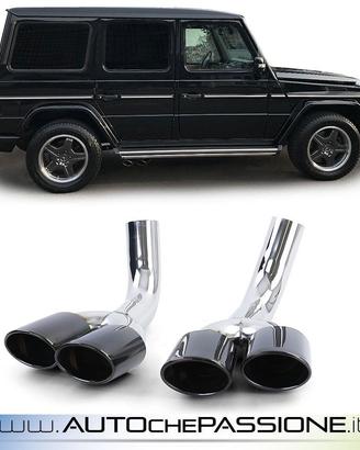 Coppia terminali neri per Mercedes G Klasse W463 G