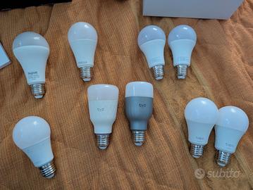 9 lampadine Smart wifi Tapo, Xiaomi, Beghelli ecc