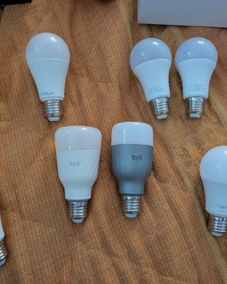 9 lampadine Smart wifi Tapo, Xiaomi, Beghelli ecc