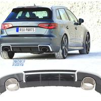 DIFFUSORE AUDI A3 8V 12-16 LOOK RS COLLETTORE DI S