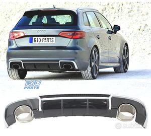 DIFFUSORE AUDI A3 8V 12-16 LOOK RS COLLETTORE DI S