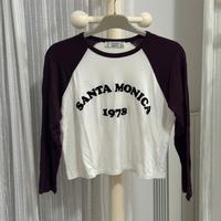 Maglia pull&bear corta stile “Santa Monica 1978”
