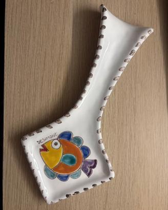 DESIMONE Poggiamestolo in Ceramica 25x12x2,5.