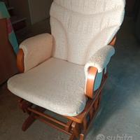 sedia dondolo basculante