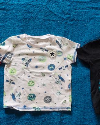 Set 3 Magliette Converse 12 Mesi