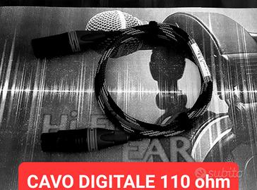 CAVO XLR COAX DIGITAL AUDIOSTAX DIGILOW 110ohm 8N