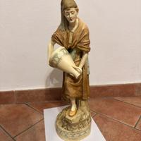 Statua Ceramica Royal Dux Originale Primi 900