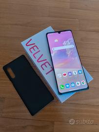 LG Velvet + dual screen + cover