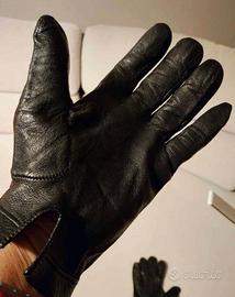 Guanti Vera Pelle Originali Anni 70 Vintage Unisex