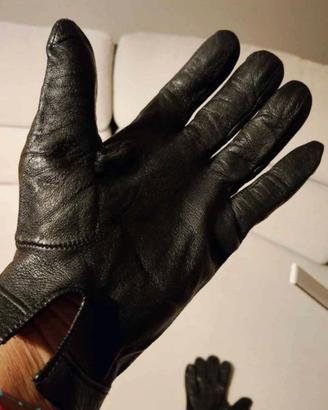 Guanti Vera Pelle Originali Anni 70 Vintage Unisex