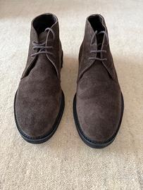 Polacchini in camoscio colore marrone tg. 42