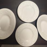 SET WEDGWOOD PATRICIAN 12 PIATTI + 2 OVALI VERDURE