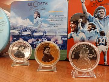 3 monete Maradona 