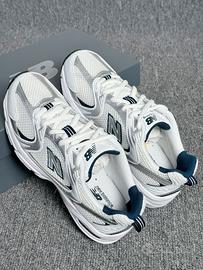 New Balance 530 White Silver Navy EU 41