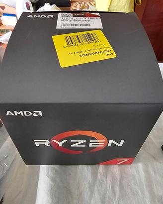 CPU amd ryzen 7 2700x + dissipatore originale (new