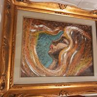 Quadro originale MARIOLINO da CARAVAGGIO 1972